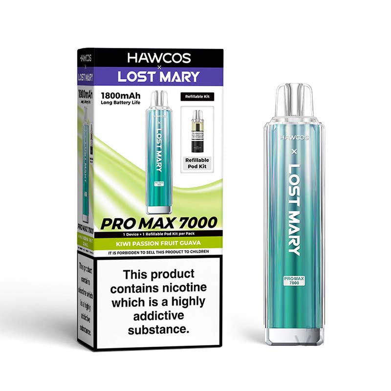 HAWCOS x Lost Mary Pro Max 7000 Durable Refillable Device - Vapesupermall HAWCOS x Lost Mary Pro Max 7000 Durable Refillable Device - Vapesupermall