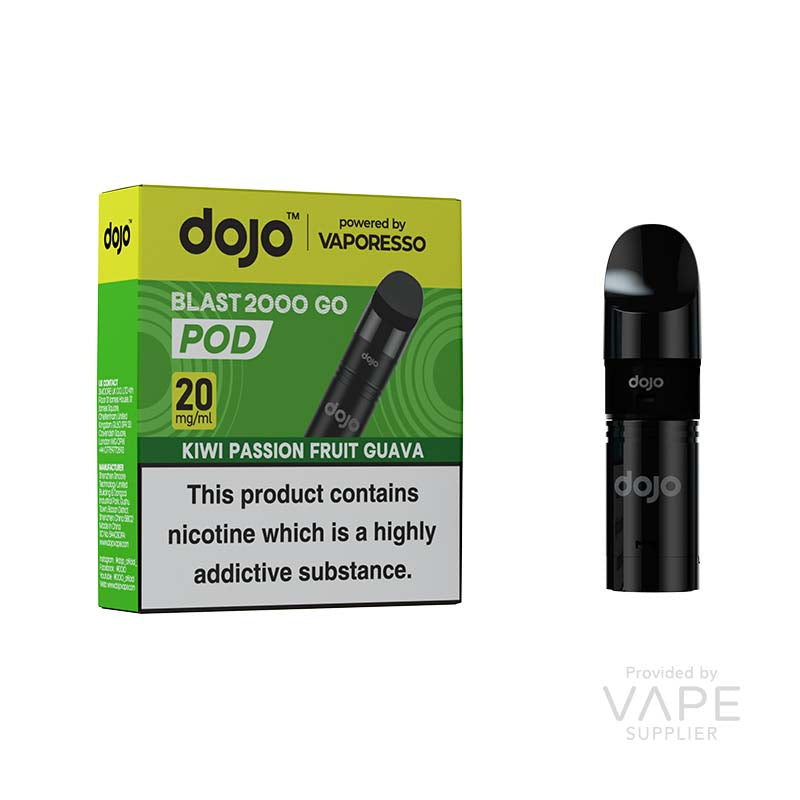 vaporesso dojo blast 2000 go pod kiwi passion fruit guava
