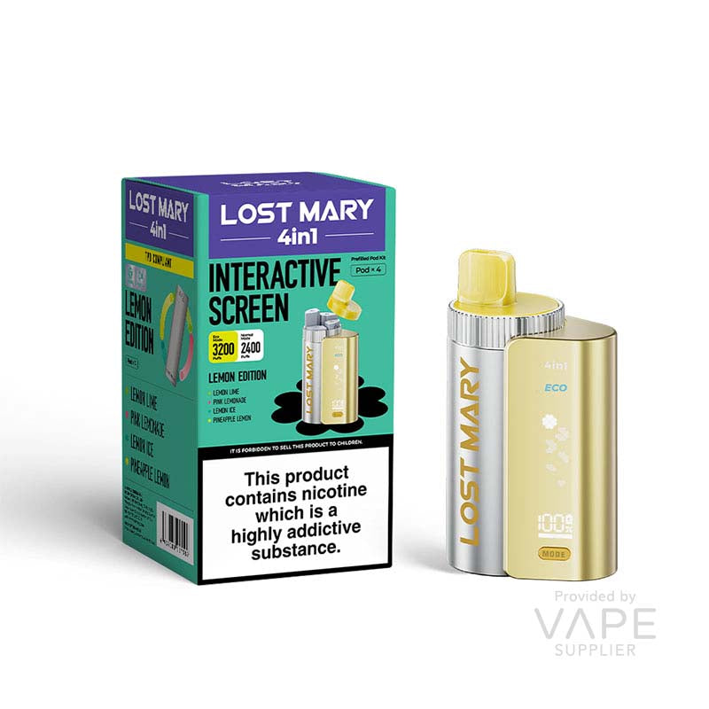 Lost Mary 4-in-1 Pod Kit Lemon Edition