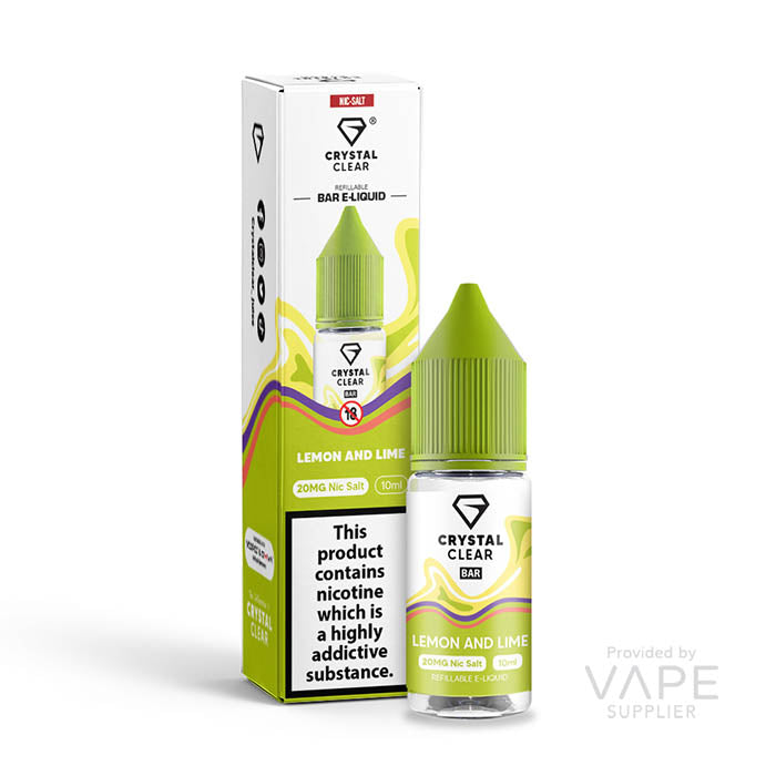 crystal clear 20mg nic salt lemon lime