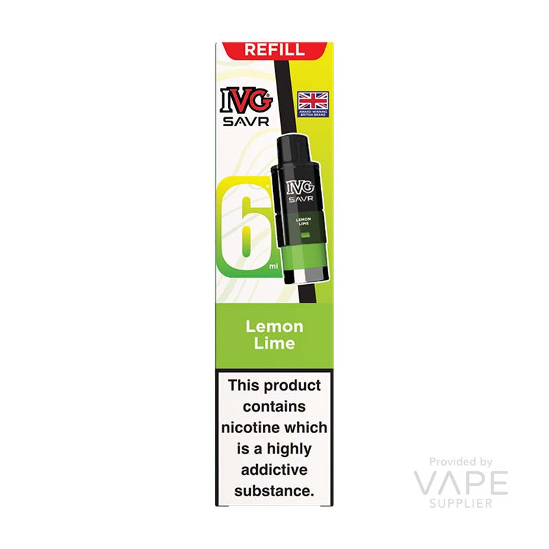 IVG SAVR Lemon Lime 20mg Prefilled Pods