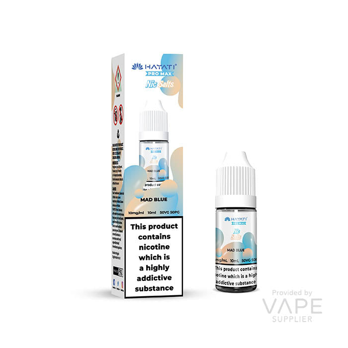 hayati pro max nic salt eliquid 20mg mad blue