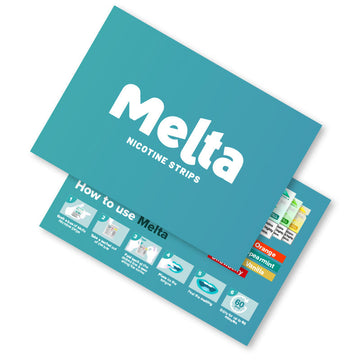 Melta Nicotine Strips Flyer