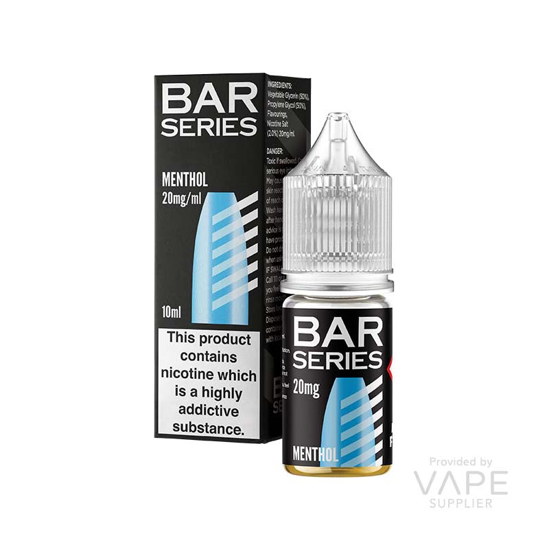 bar series 20mg nic salt menthol