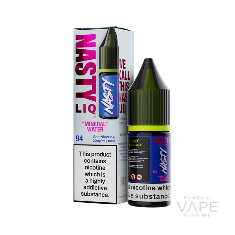 nasty liq nic salt mineral water
