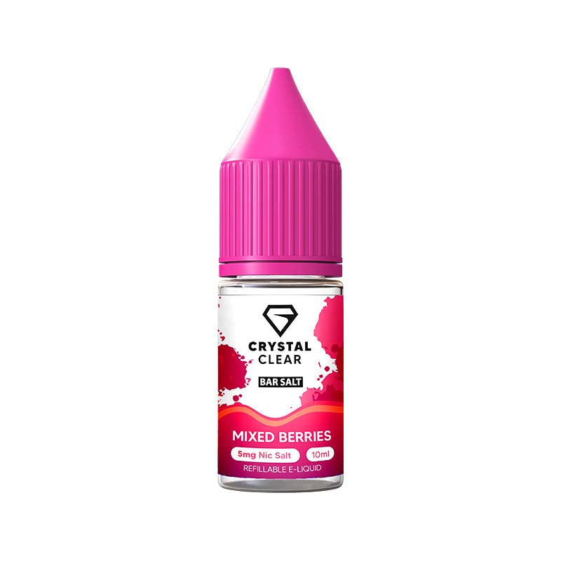 Crystal Clear Mixed Berries 5mg Nic Salt E-liquid