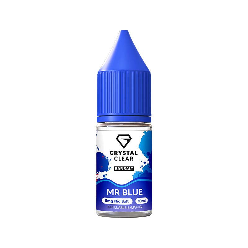 Crystal Clear Mr Blue 5mg Nic Salt E-liquid