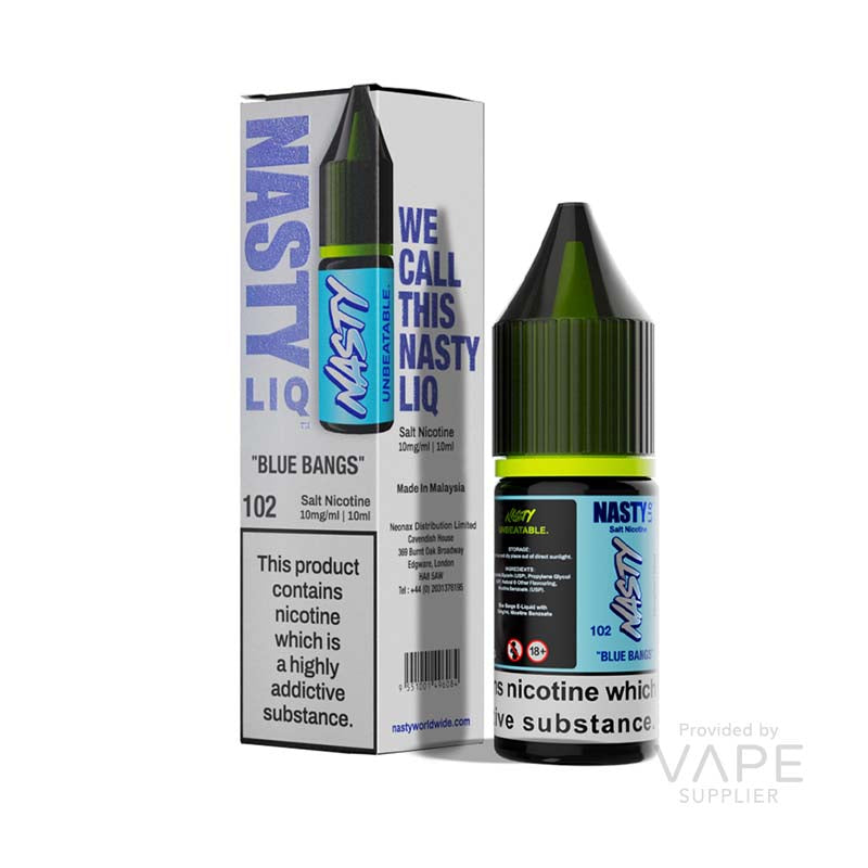 nasty liq nic salt blue bangs