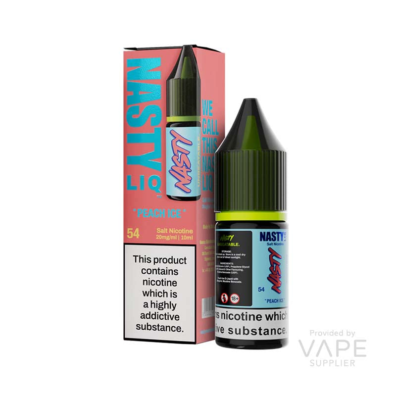 nasty liq nic salt peach ice