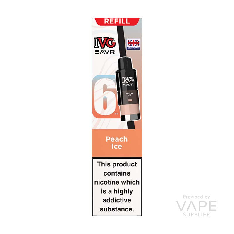 IVG SAVR Peach Ice 20mg Prefilled Pods