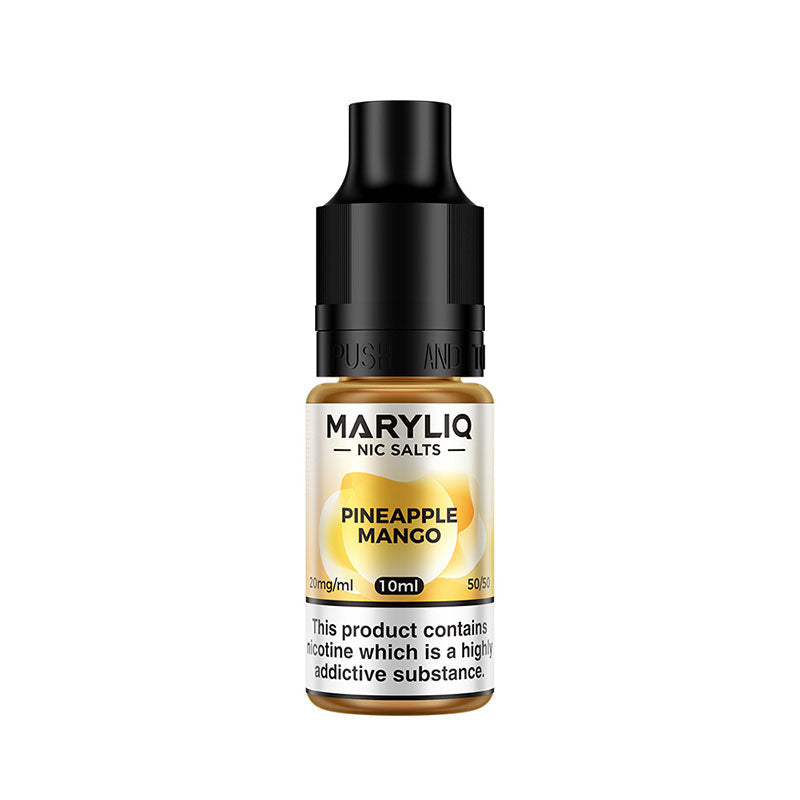 maryliq nic salt eliquid 10mg pineapple mango