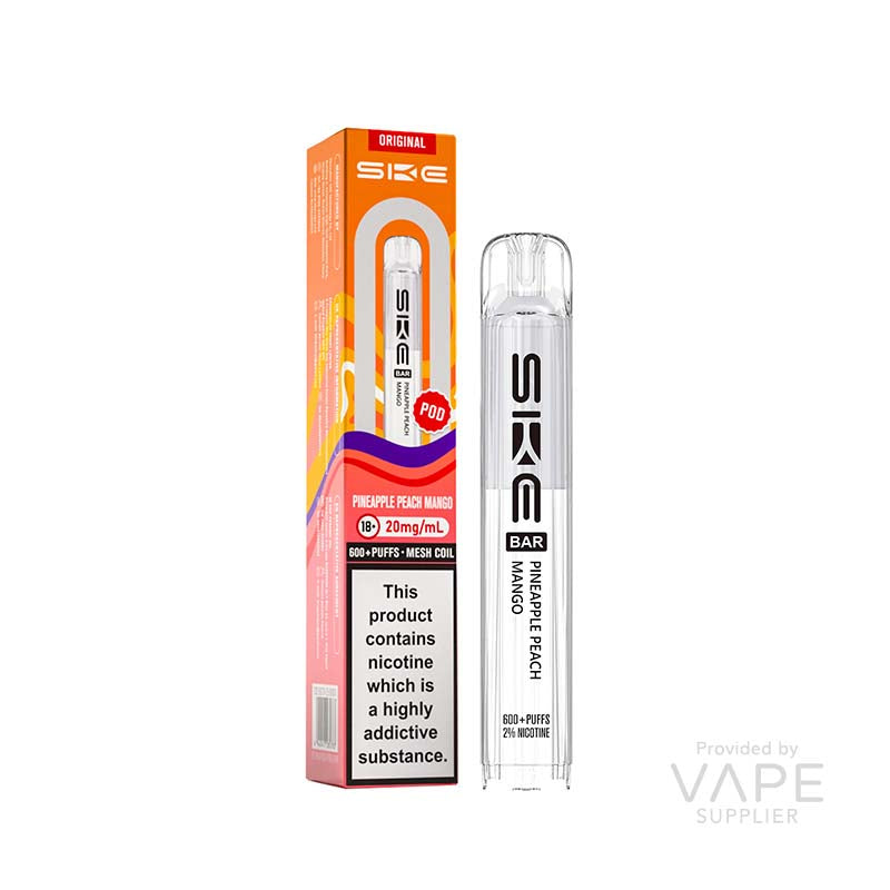 SKE Crystal Bar 600 Pineapple Peach Mango 20mg Prefilled Pods