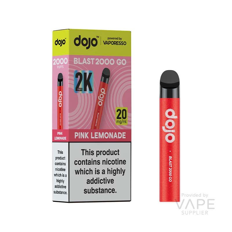 vaporesso dojo blast 2000 go pod kit pink lemonade