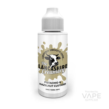 The Lancashire Creamery Pistachio & Hazelnut Custard 100ml Shortfill
