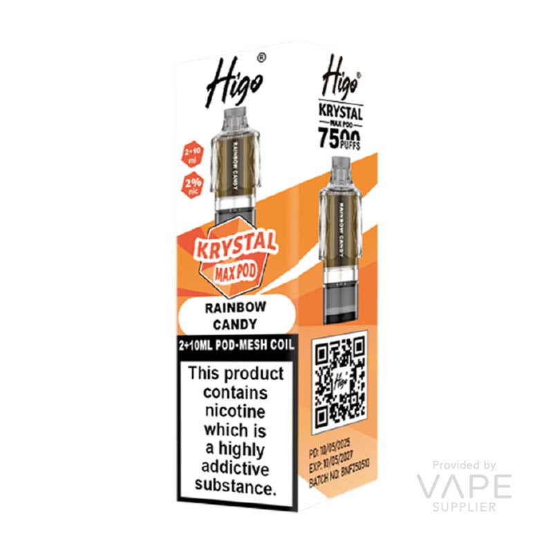 Higo Krystal Max Rainbow Candy 20mg Prefilled Pods