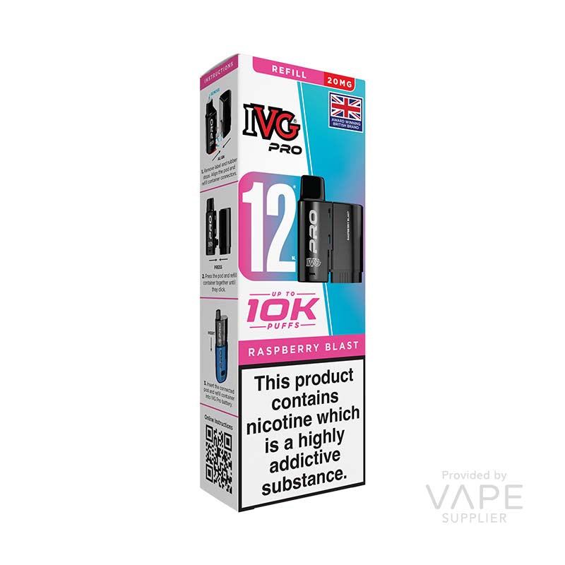 IVG Pro 12 Raspberry Blast 20mg Prefilled Pods
