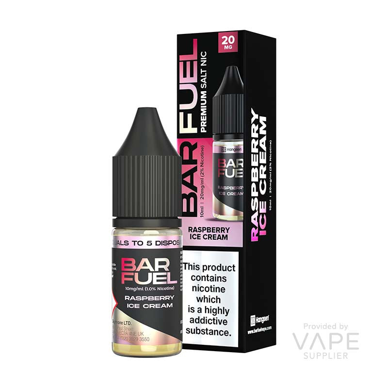 bar fuel nic salt 5mg raspberry ice cream