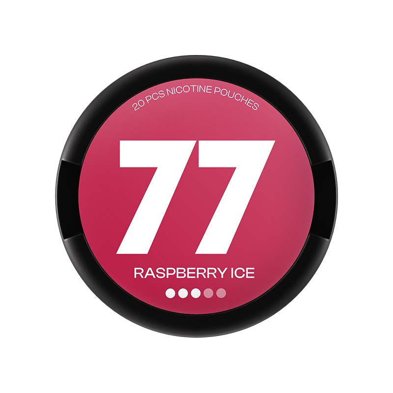 77 Medium Raspberry Ice 10.4mg Nicotine Pouches