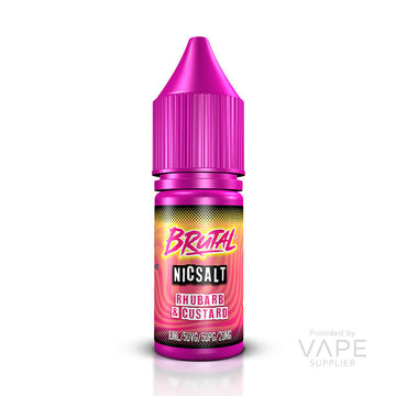 brutal rhubarb and custard nic salts