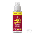 ohm brew double brew bar series 100ml shortfill rhubard custard