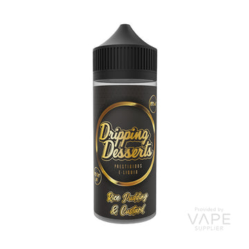 Dripping Desserts Rice Pudding & Custard 100ml Shortfill