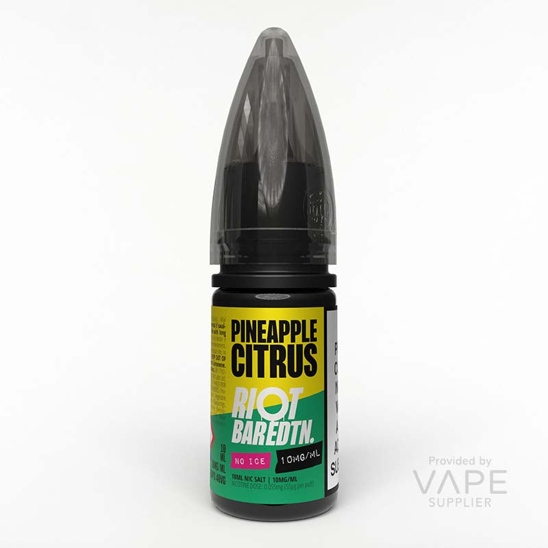 pineapple citrus riot eliquid bar edition nic salt 10mg