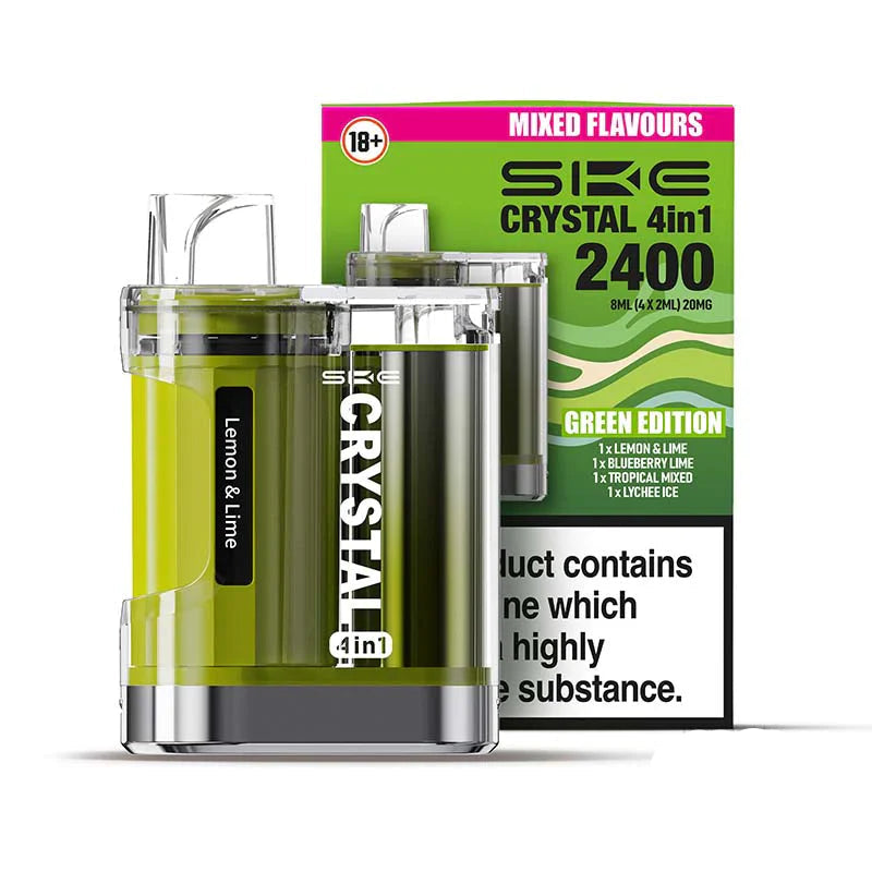 SKE Crystal 4-in-1 2400 Prefilled Pod Kit - Vapesupermall