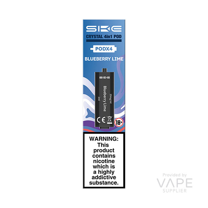 ske 2400 4 in 1 pods blueberry lime