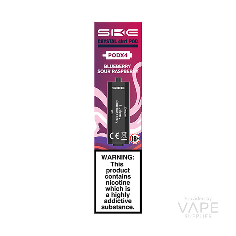 ske 2400 4 in 1 pods blueberry sour raspberry