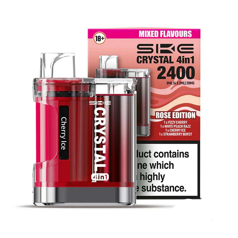 SKE Crystal 4-in-1 2400 Prefilled Pod Kit - Vapesupermall SKE Crystal 4-in-1 2400 Prefilled Pod Kit - Vapesupermall