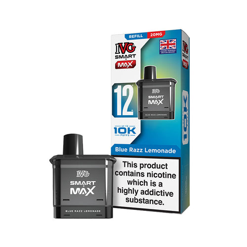 IVG Smart Max Blue Razz Lemonade Prefilled Vape Pod + Refill