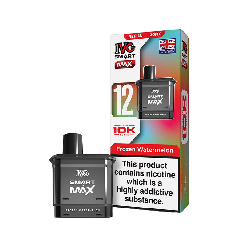 IVG Smart Max Frozen Watermelon Prefilled Vape Pod + Refill IVG Smart Max Frozen Watermelon Prefilled Vape Pod + Refill