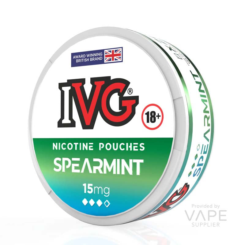 ivg snus nicotine pouches 15mg spearmint