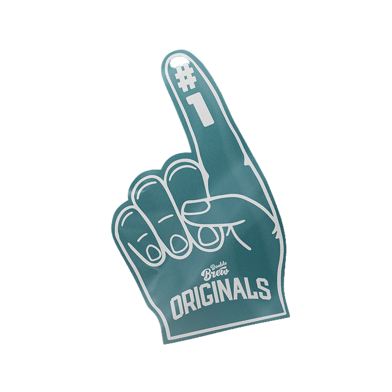 Double Brew Originals Finger Sticker