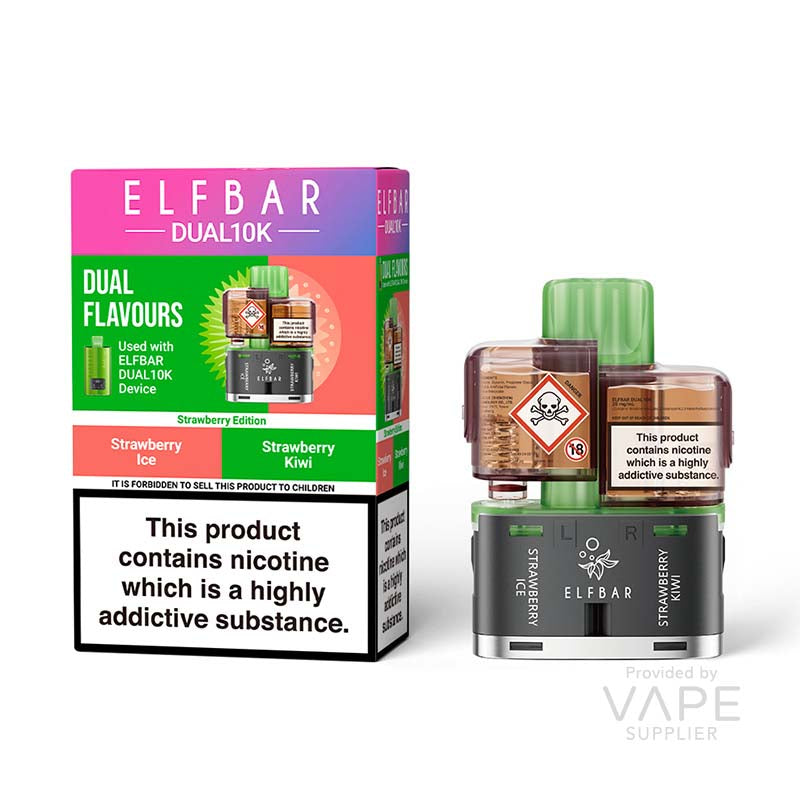 Elf Bar Dual 10K Strawberry Edition 20mg Prefilled Pods