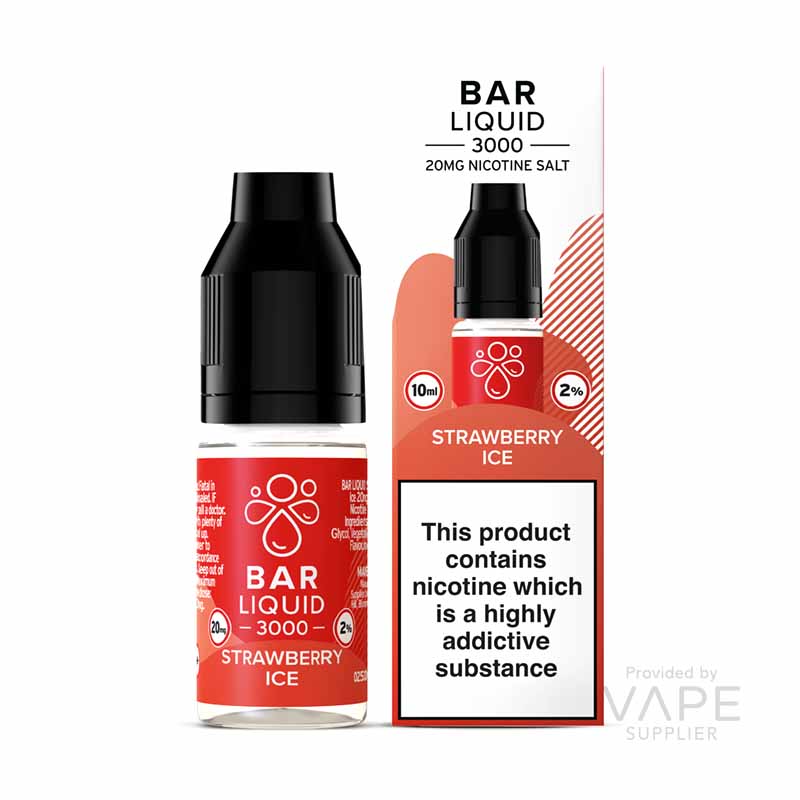 Bar Liquid 3000 Strawberry Ice Nic Salt