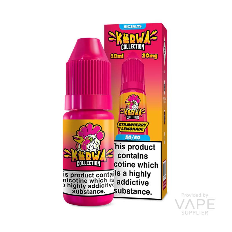 Kurwa Strawberry Lemonade 20mg Nic Salt E-liquid