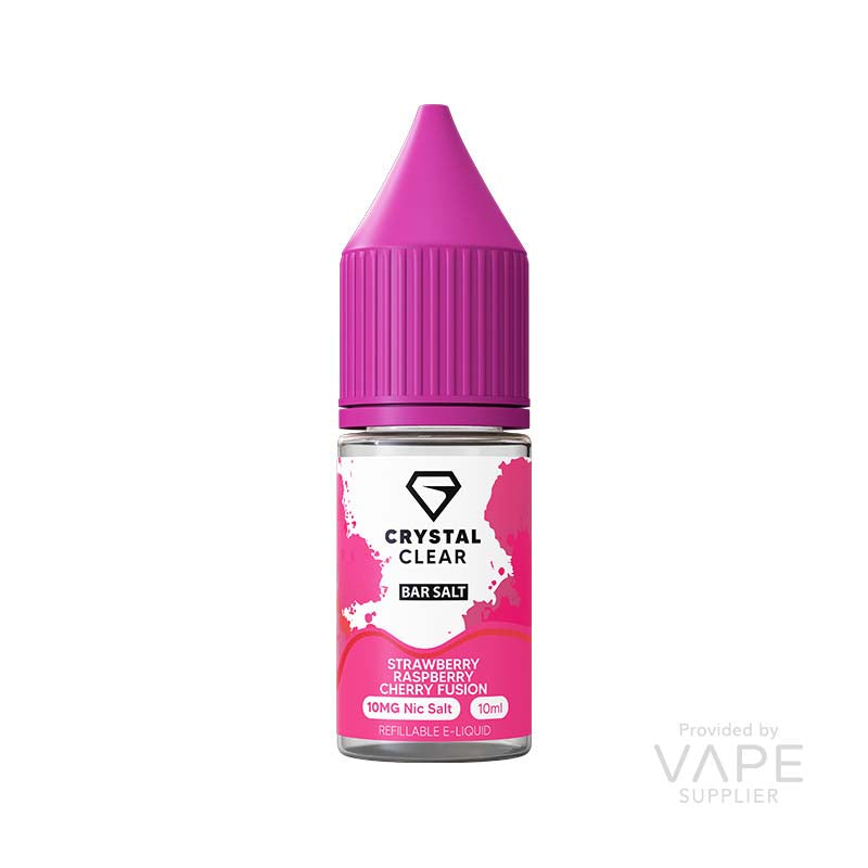 crystal clear 20mg nic salt strawberry raspberry cherry fusion