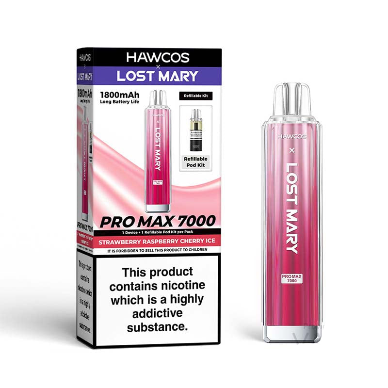 HAWCOS x Lost Mary Pro Max 7000 Durable Refillable Device - Vapesupermall HAWCOS x Lost Mary Pro Max 7000 Durable Refillable Device - Vapesupermall