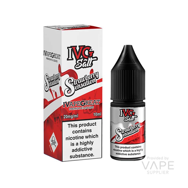 Strawberry Sensation by IVG - 10ml - Nic Salt 10mg