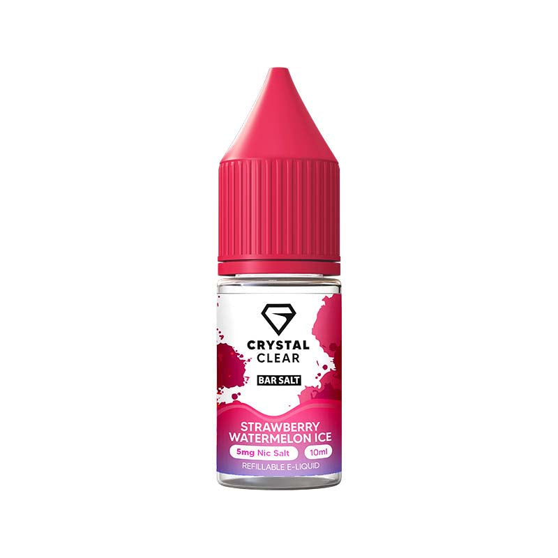 Crystal Clear Strawberry Watermelon Ice 5mg Nic Salt E-liquid