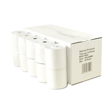 Optimal Premium Thermal Till Rolls 80 x 80mm