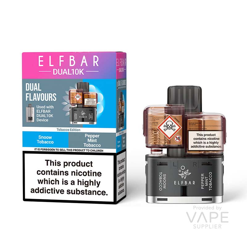 Elf Bar Dual 10K Tobacco Edition 20mg Prefilled Pods