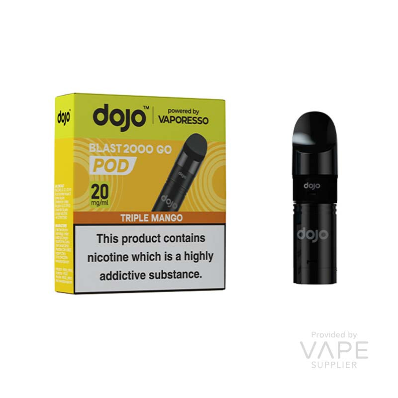 Vaporesso Dojo Blast 2000 Go Triple Mango 20mg Pre-Filled Vape Pods