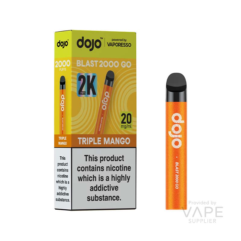 vaporesso dojo blast 2000 go pod kit triple mango
