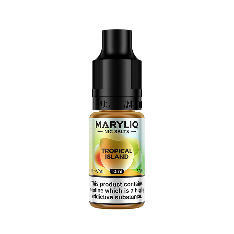 maryliq nic salt eliquid 10mg tropical island
